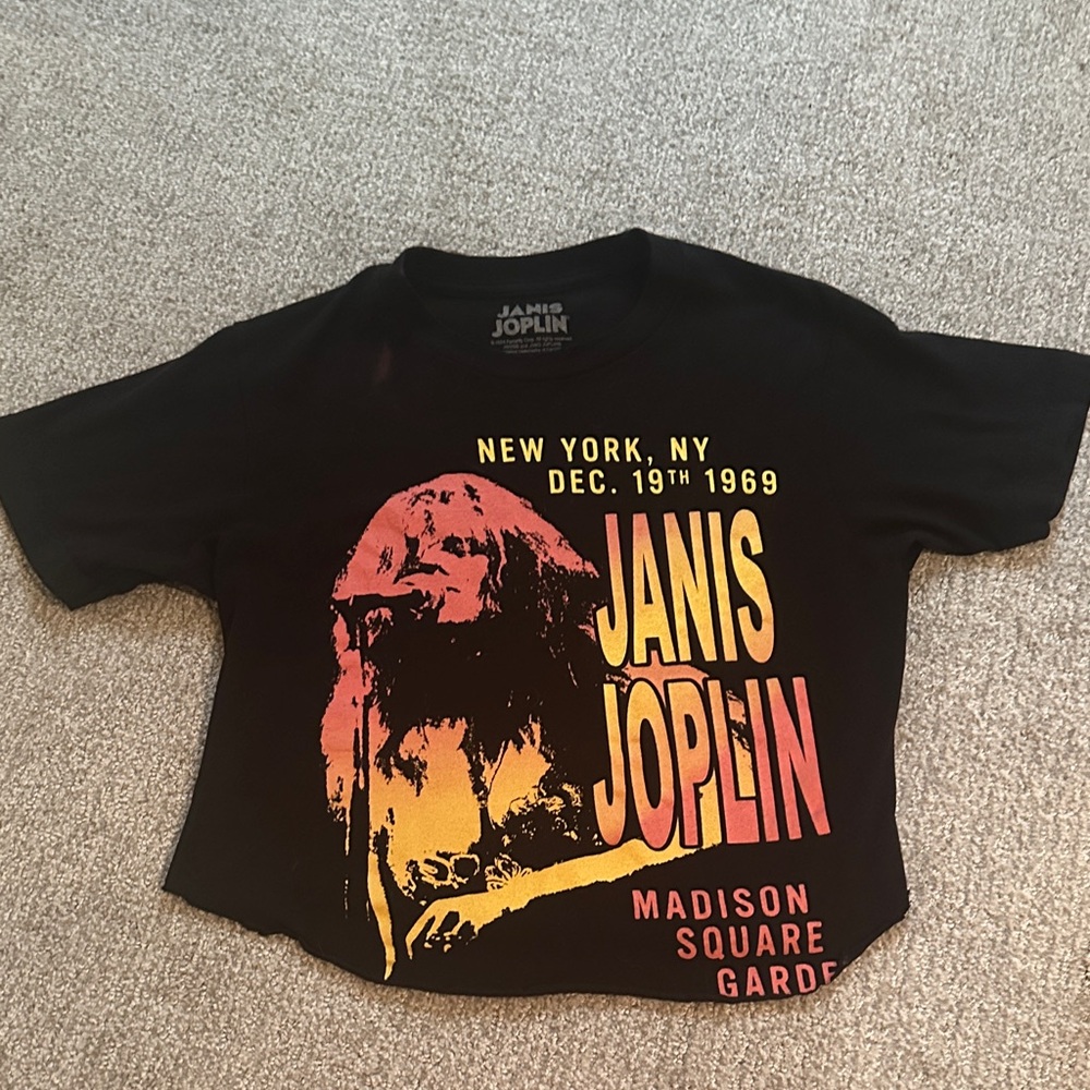 Kids Black Graphic T-Shirt